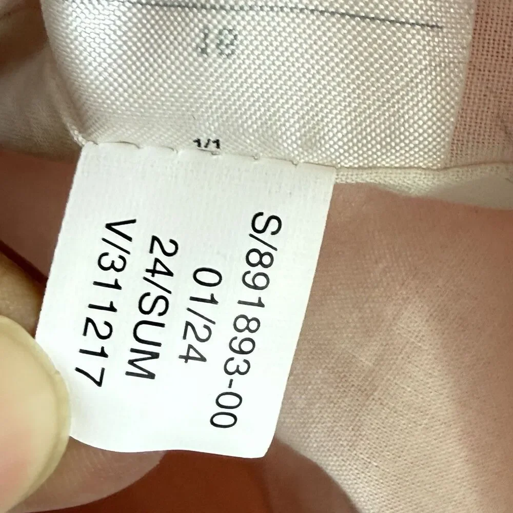 Banana Republic Pink Tailored Blazer Herringbone Cropped Career Womens Size 16